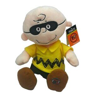 Charlie Brown 50th Anniversary Great Pumpkin Dancing Plush Plays Music Peanuts